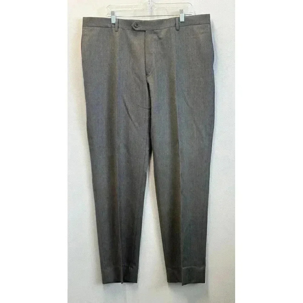 Joseph & Feiss Men's Charcoal‎ Gray Pants Size 40 (40x32.5) 100% Wool